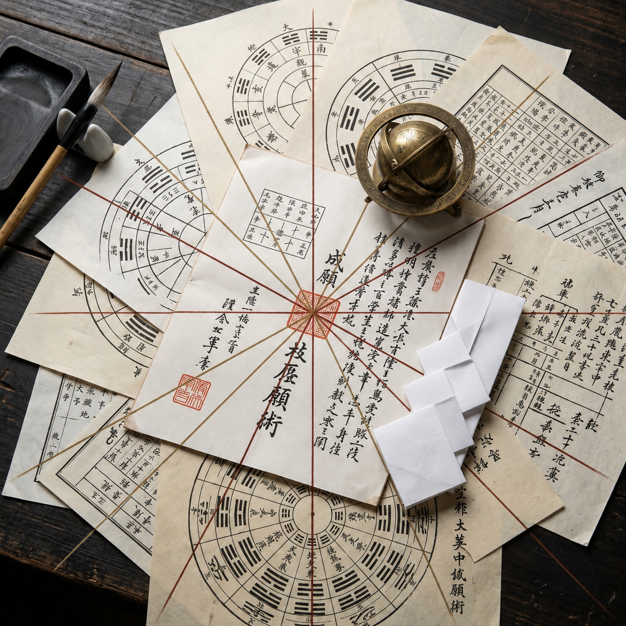 成願術を象徴する儀式図