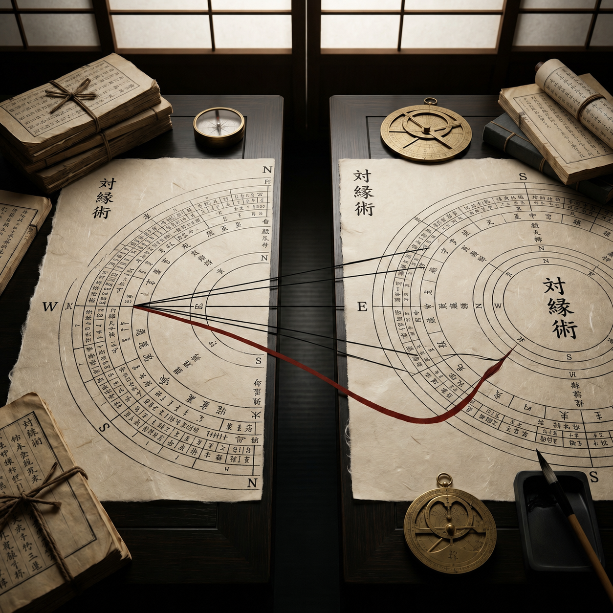 対縁術を象徴する儀式図